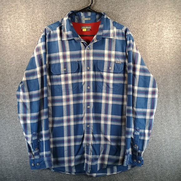 Eddie Bauer Other - Eddie Baur Shirt Men L‎ Travex Plaid Outdoor Button Down Long Sleeve Classic Fit
